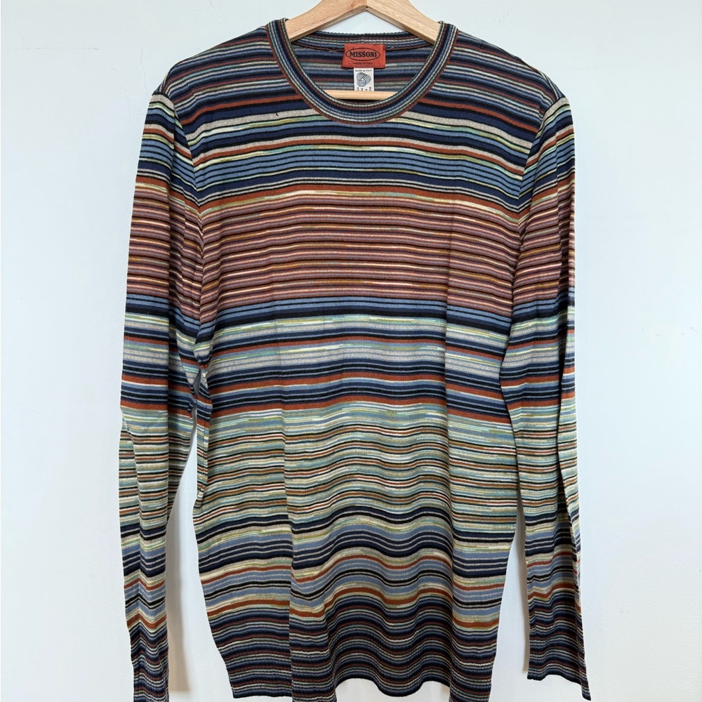 Vintage Missoni Striped Wool Sweater - Picture 2 of 4